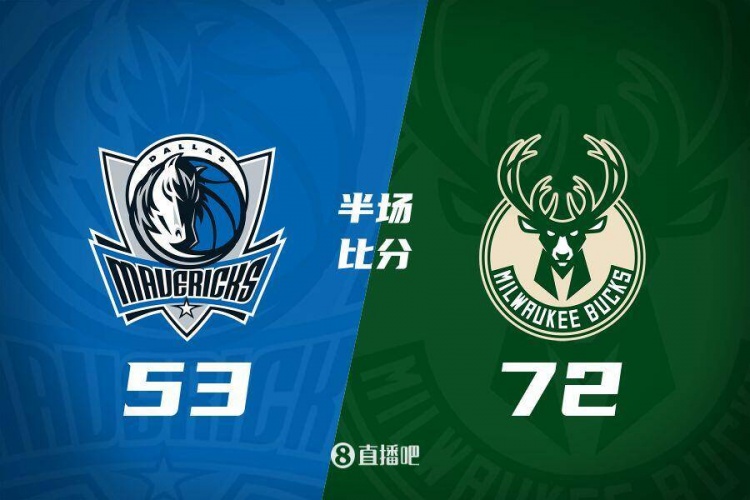 利拉德26分&三分6中5 字母哥20+8 雄鹿半場(chǎng)領(lǐng)先殘陣獨行俠19分！