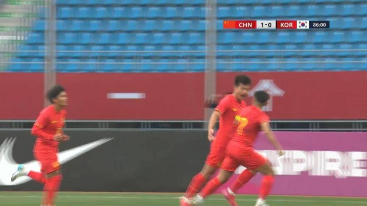 U22國足1-0韓國全場(chǎng)數據：控球率49%落后韓國，10射7正領(lǐng)先對手
