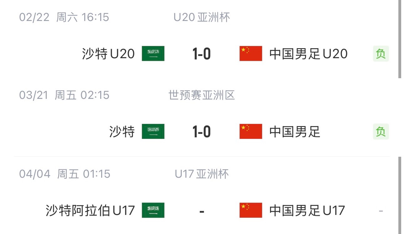 國字號三遇沙特！國少U17亞洲杯首戰對陣沙特，此前國足&國青均負